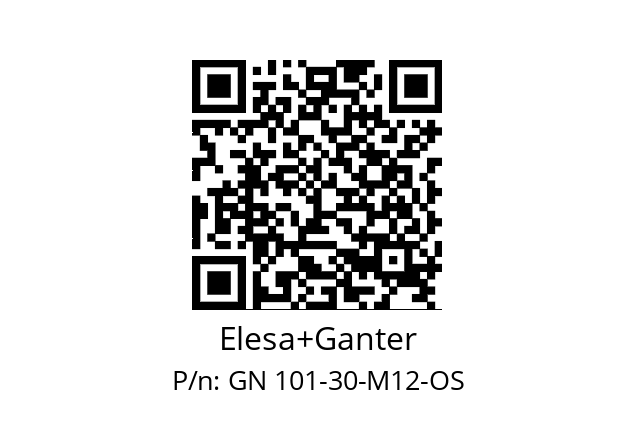   Elesa+Ganter GN 101-30-M12-OS