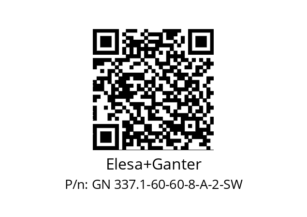   Elesa+Ganter GN 337.1-60-60-8-A-2-SW