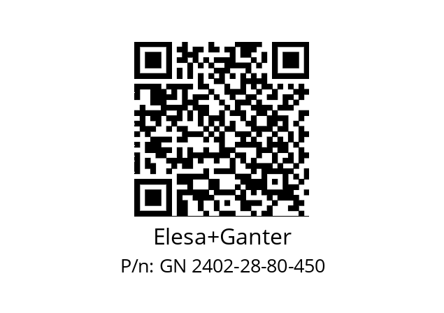   Elesa+Ganter GN 2402-28-80-450