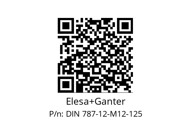   Elesa+Ganter DIN 787-12-M12-125