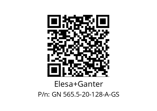   Elesa+Ganter GN 565.5-20-128-A-GS