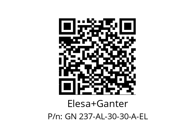   Elesa+Ganter GN 237-AL-30-30-A-EL