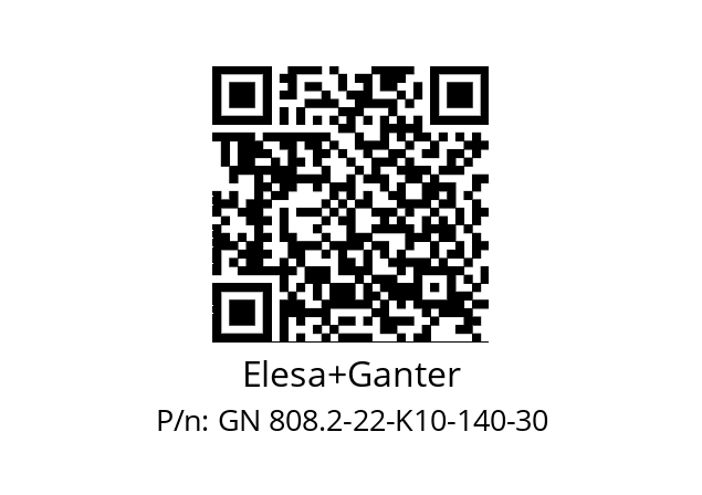   Elesa+Ganter GN 808.2-22-K10-140-30