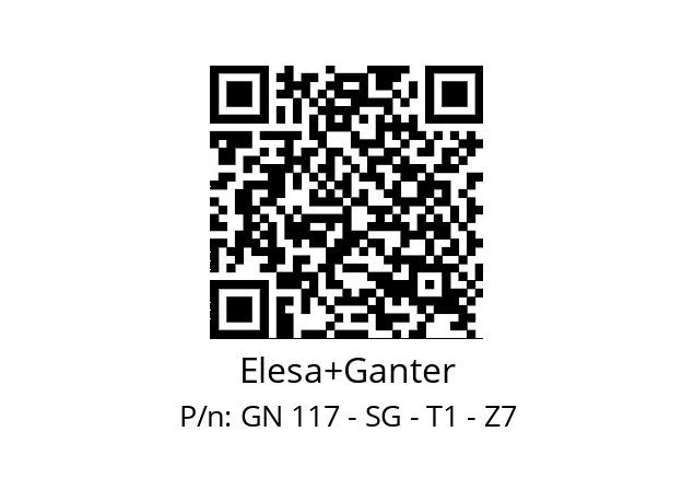   Elesa+Ganter GN 117 - SG - T1 - Z7