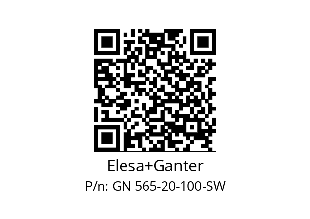   Elesa+Ganter GN 565-20-100-SW