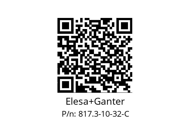   Elesa+Ganter 817.3-10-32-C