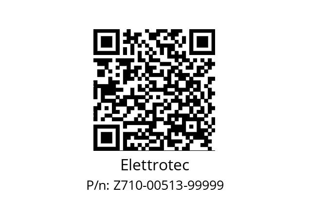   Elettrotec Z710-00513-99999