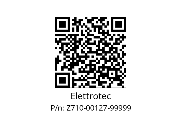   Elettrotec Z710-00127-99999