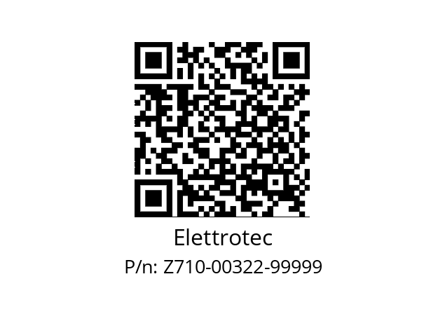   Elettrotec Z710-00322-99999