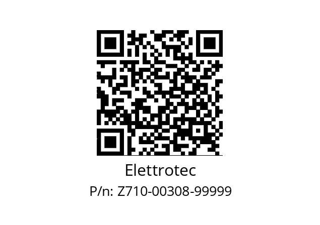   Elettrotec Z710-00308-99999