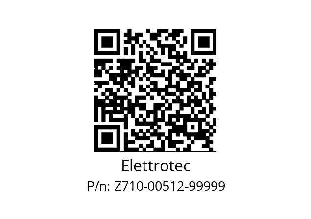   Elettrotec Z710-00512-99999