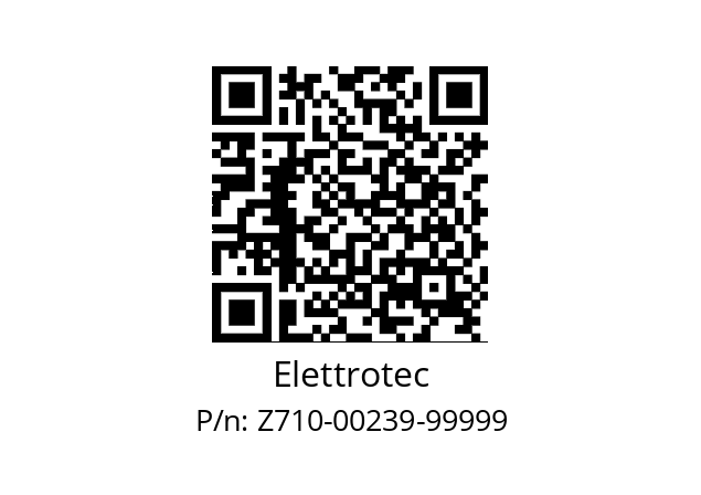   Elettrotec Z710-00239-99999