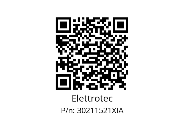   Elettrotec 30211521XIA