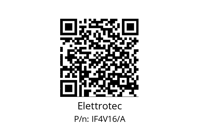   Elettrotec IF4V16/A