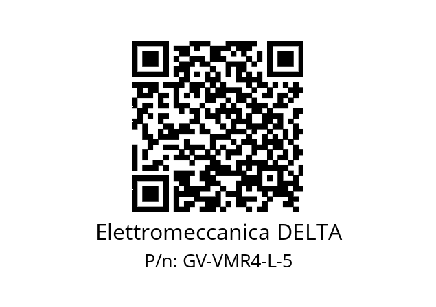   Elettromeccanica DELTA GV-VMR4-L-5