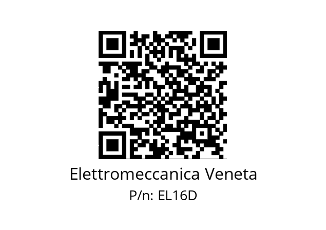   Elettromeccanica Veneta EL16D