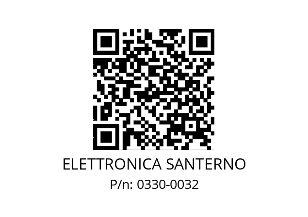   ELETTRONICA SANTERNO 0330-0032