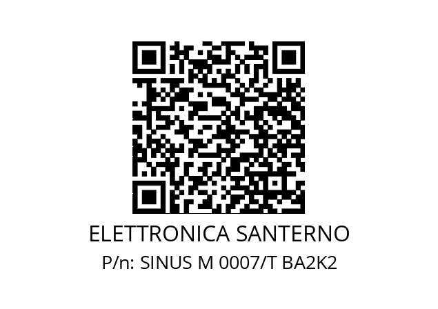   ELETTRONICA SANTERNO SINUS M 0007/T BA2K2