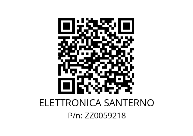   ELETTRONICA SANTERNO ZZ0059218