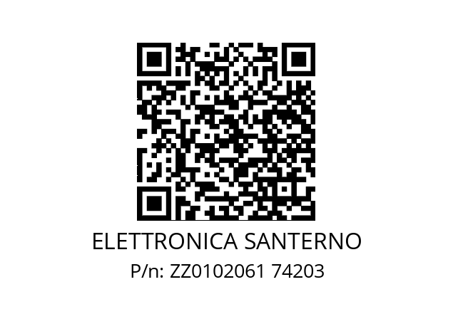   ELETTRONICA SANTERNO ZZ0102061 74203