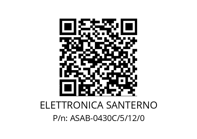   ELETTRONICA SANTERNO ASAB-0430C/5/12/0