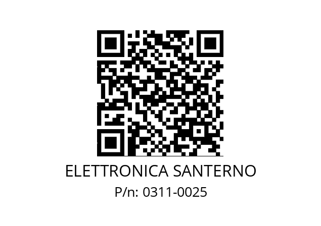   ELETTRONICA SANTERNO 0311-0025