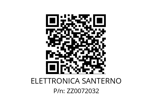   ELETTRONICA SANTERNO ZZ0072032