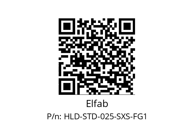   Elfab HLD-STD-025-SXS-FG1