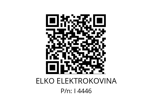   ELKO ELEKTROKOVINA I 4446