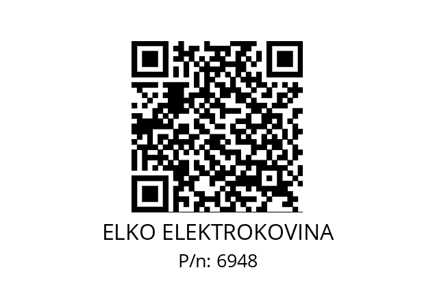   ELKO ELEKTROKOVINA 6948