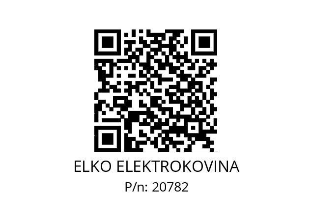   ELKO ELEKTROKOVINA 20782