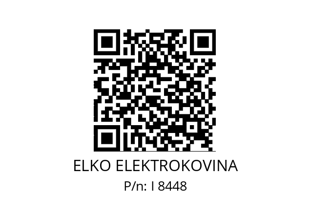   ELKO ELEKTROKOVINA I 8448