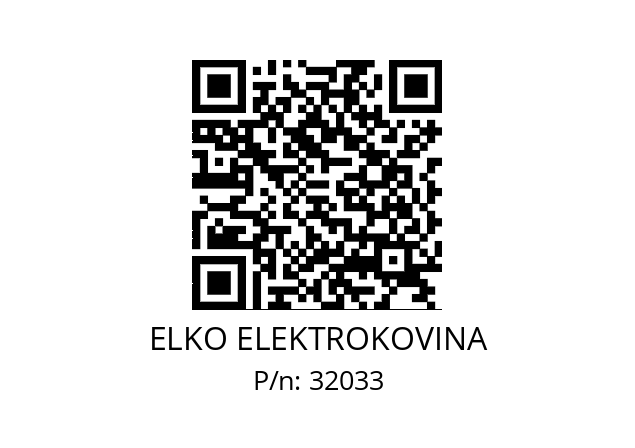   ELKO ELEKTROKOVINA 32033