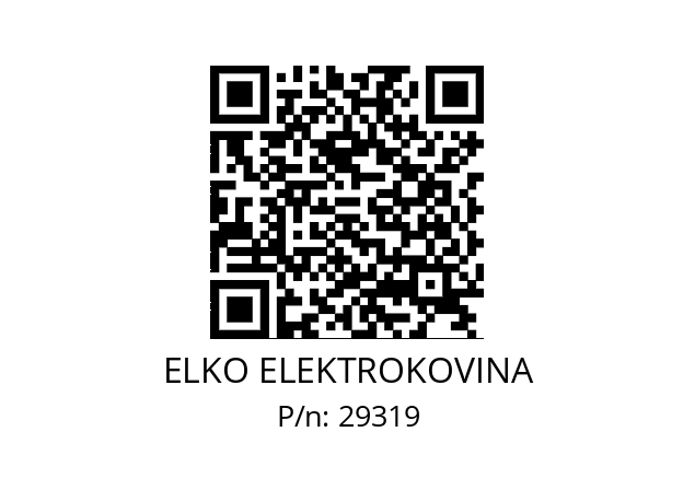   ELKO ELEKTROKOVINA 29319