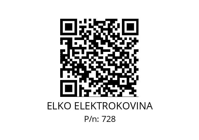   ELKO ELEKTROKOVINA 728