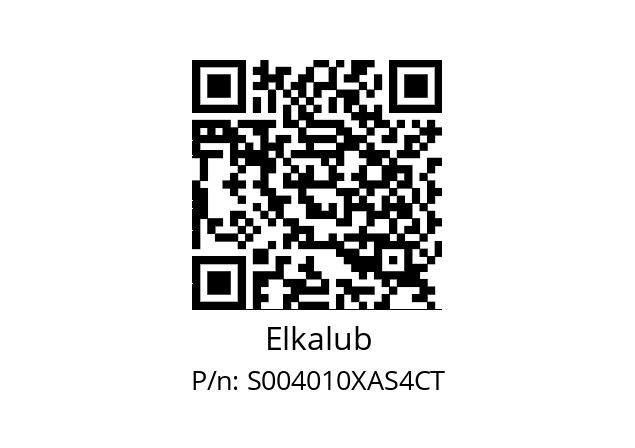   Elkalub S004010XAS4CT