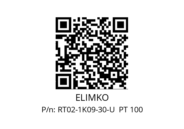   ELIMKO RT02-1K09-30-U  PT 100