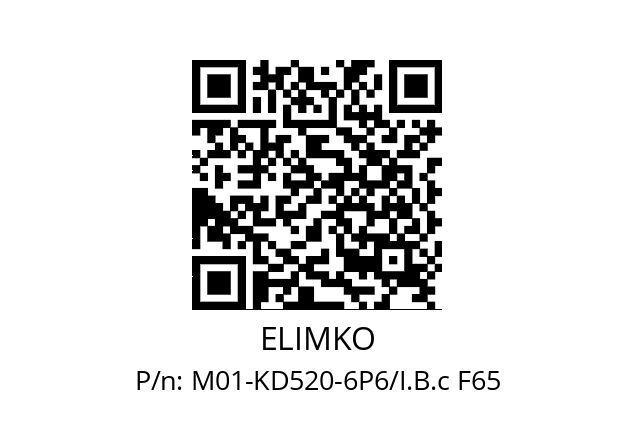   ELIMKO M01-KD520-6P6/I.B.c F65