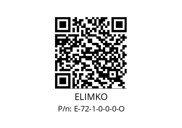   ELIMKO E-72-1-0-0-0-O