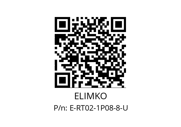   ELIMKO E-RT02-1P08-8-U