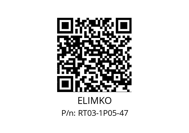   ELIMKO RT03-1P05-47