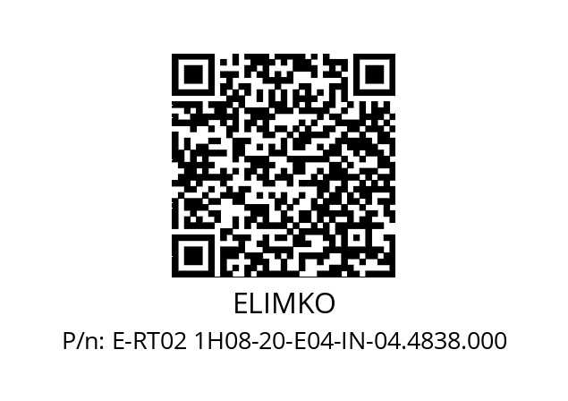   ELIMKO E-RT02 1Н08-20-E04-IN-04.4838.000