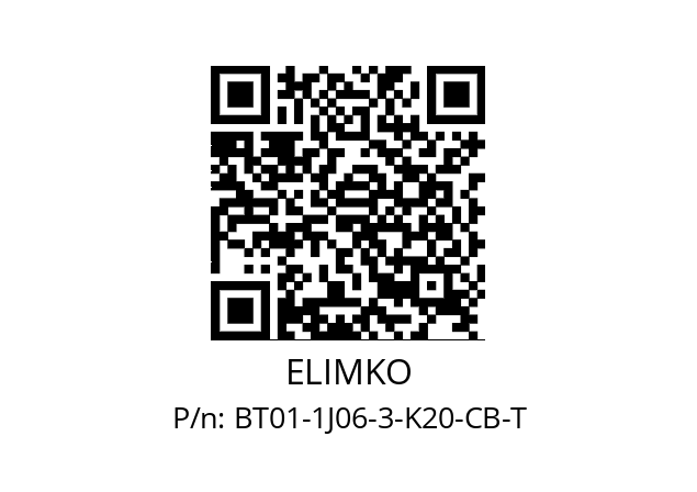   ELIMKO BT01-1J06-3-K20-CB-T