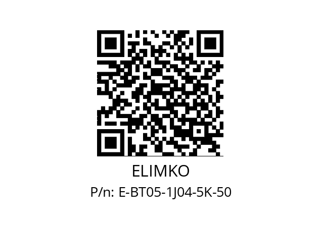   ELIMKO E-BT05-1J04-5K-50