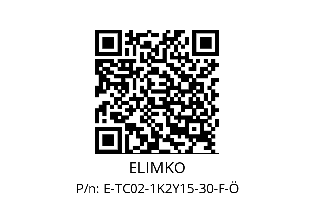   ELIMKO E-TC02-1K2Y15-30-F-Ö