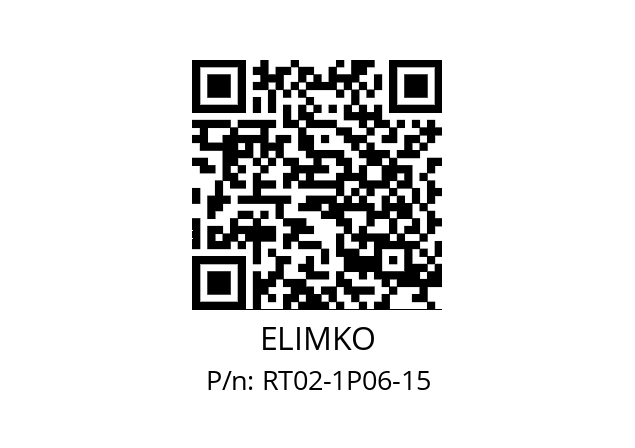   ELIMKO RT02-1P06-15