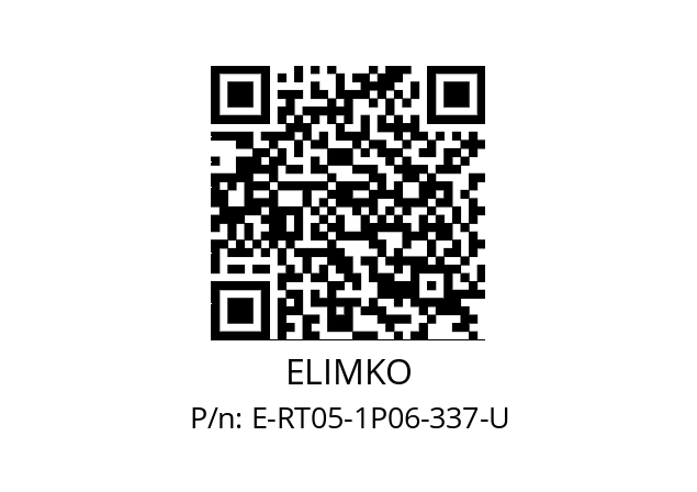   ELIMKO E-RT05-1P06-337-U