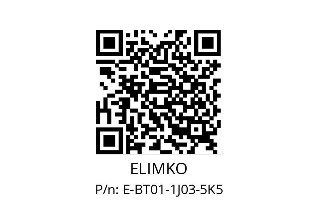   ELIMKO E-BT01-1J03-5K5