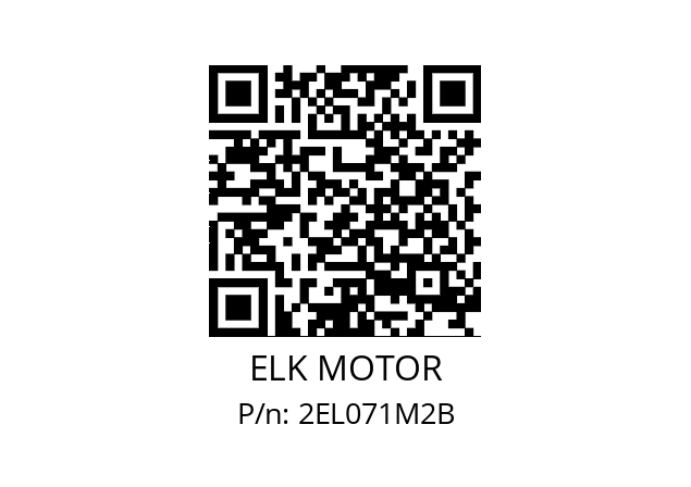   ELK MOTOR 2EL071M2B