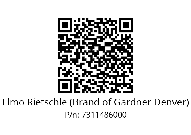   Elmo Rietschle (Brand of Gardner Denver) 7311486000